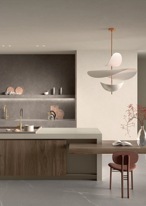 Encimeras de Cocina Modernas y Lujosas de Piedra Sinterizada Italiana de 1620x3240 mm, Losa de 12 mm, Fokos Roccia, Marrón Oscuro Grisáceo, Hechas a Medida - Product Image 3