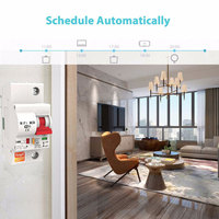 Disjoncteur intelligent WiFi Tuya 1P AC230V/120V, option 16A-125A, contrôle vocal Alexa Google, pour maison et commerce PST-MCB-1P