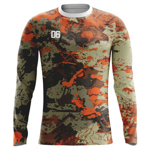 Camiseta de Fútbol de Manga Larga de Alta Calidad, Personalizada para Clubes de Fútbol, Impresión por Sublimación, Pedidos al por Mayor para Equipos - Product Image 1