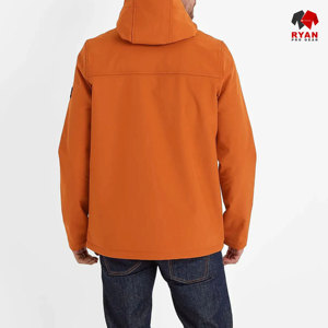 แจ็คเก็ตซอฟต์เชลล์แบบสั่งทำพิเศษสำหรับผู้ชาย ยี่ห้อ Ryan Pro Gear พร้อมซิปปิดและโลโก้สั่งทำ เป็นมิตรต่อสิ่งแวดล้อม - Product Image 2