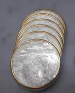 Lot de 6 sous-verres personnalisables colorés, classiques, écologiques, faits à la main, cadeau, accessoires pour la maison - Product Image 3