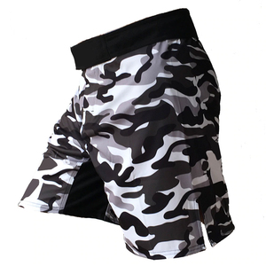 Shorts boxeurs personnalisés imprimés par transfert thermique, style streetwear, pour hommes, MMA, avec tissu respirant à séchage rapide - Product Image 1