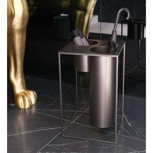 Elegante Soporte para Paraguas de Hierro con Diseño Moderno y Huecos para Decoración de Entrada de Sala de Estar - Product Image 1