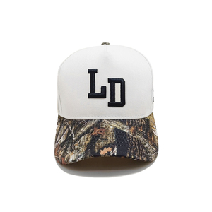 Gorra de Béisbol Clásica de Estilo Diario, Personalizable con Bordado 3D, 5 Paneles, Estructurada, de Dos Tonos, Camuflaje, para Adultos, Hecha en Fábrica en Vietnam - Product Image 1