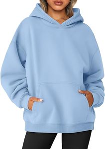 Sudadera Holgada con Capucha para Mujer, Diseño sin Logotipo, Sudadera de Forro Polar, Chaqueta Extra Grande para Mujer - Product Image 3