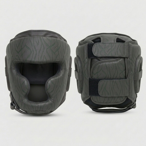 Protector de Cabeza de Boxeo Personalizado al por Mayor, Protector de Cabeza de Cuero Vacuno de Alta Calidad, Protector de Cabeza de Boxeo Transpirable 2026 - Product Image 3