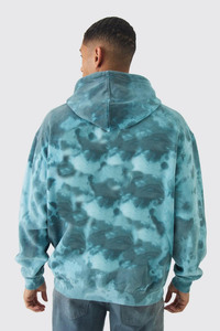 Custom Manufacturer Tie Dye Oversized Pullover Hoodie Breathable 100% Cotton Heavy Thick Streetwear Acid Wash Hoodies Men - Product Image 2