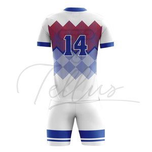 Custom Manufacturer <b>Soccer</b> Uniform-Best Selling Wholesale Latest Design Unique Style Breathable Quick Dry Custom Team Name - Product Image 3