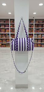 Le Souvenirs Purple Duffle Bag-Luxury <b>Travel</b> Weekender Zipper Closure Eco-Friendly Durable High Quality Large Capacity Outdoor - Product Image 2