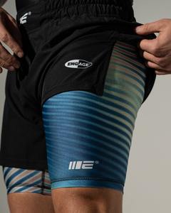 Pantalones Cortos de MMA Engage, Elásticos, Transpirables, de Secado Rápido, Duraderos, Diseño Inteligente, Tacto Suave, para Entrenamiento - Product Image 4