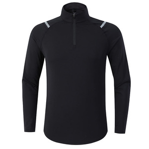 เสื้อเบสเลเยอร์สำหรับขี่ม้าผู้ชาย แขนยาว มีซิปและปกเสื้อ - Product Image 5