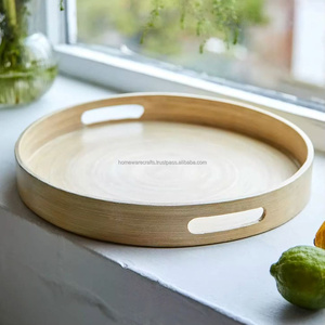 Plateau de service en bambou fait à la main fournisseur plateau de service écologique pour Restaurant Resort cadeau léger et durable prêt du Vietnam - Product Image 6