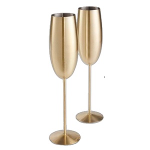Copas de Vino de Latón Vintage Hechas a Mano con Tallo de Metal Repujado para Fiestas y Bodas, Juego de 2 - Product Image 2