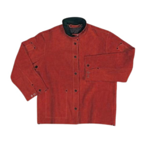 Vêtements de sécurité élégants de haute qualité, vente chaude, veste de soudeur en coton, cuir de vachette pleine fleur, prix économique - Product Image 3