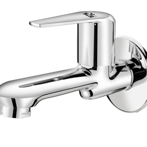 Durable Long Body Bib Cock Chrome Plated Brass Extended Water <b>Tap</b> Wall Mounted Bathroom Fitting Long Lasting Use - Product Image 1