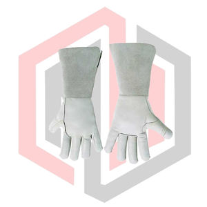 ถุงมือเชื่อม TIG หนังวัวแท้ ทนทาน ป้องกันการฉีกขาด ป้องกันการบาด ป้องกันไฟ ป้องกันความร้อน ป้องกันไฟฟ้าสถิตย์ ขนาด 11 - Product Image 5