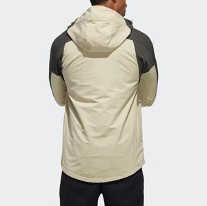 Unisex <b>Corduroy</b> Quarter-Zip Color Blocking Windproof <b>Jacket</b> with Zipper Front Pockets Casual Finished Sporty Autumn Wear - Product Image 5