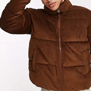 Technical Outdoor Apparel <b>Men's</b> Winter Brown <b>Velvet</b> Down Bubble <b>Jacket</b> - Product Image 3