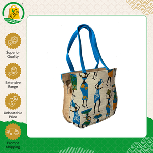 Vente en gros de sacs fourre-tout en jute personnalisés de haute qualité, imprimés, écologiques, fabriqués en Inde, sacs en jute promotionnels - Product Image 3