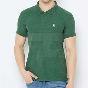 Camiseta de hombre de calidad superior Tela de punto ajustada elegante y cómoda de talla grande para camisetas de polo - Product Image 3