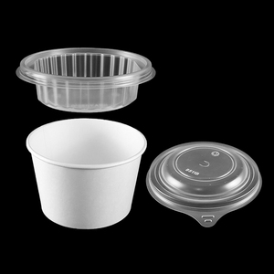 Bol en papier kraft XDJ, diamètre 100 mm, à paroi simple, récipient alimentaire jetable XDJ-PRBG-1000K - Product Image 4