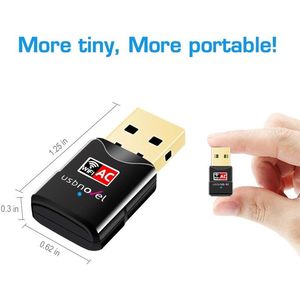 Adattatore WiFi USB 600Mbps Dual Band 802.11AC per PC Desktop e Laptop, Dongle WiFi USB 2.4GHz e 5GHz per PC Nuovi e Vecchi - Product Image 3