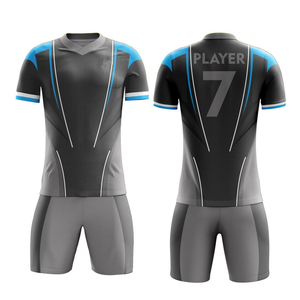 Uniforme de Fútbol Estampado OEM de Alta Calidad, Secado Rápido y Cómodo, Jersey Deportivo para Adultos con Nombre Personalizado - Product Image 3