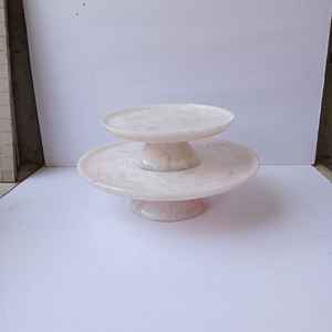 Support à fruits et gâteaux en résine fait main, nouvelle tendance, poli à la main - décoration d'intérieur tendance - Product Image 1