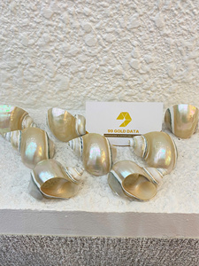 Anillo para Servilletas con Diseño de Caracol y Concha Marina para Decoración de Mesa de Banquete de Hotel con Temática Oceánica, Hecho a Mano en Vietnam - Product Image 2