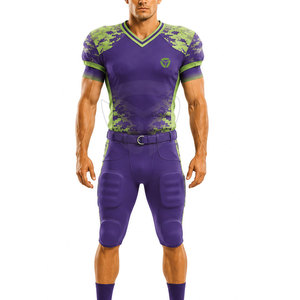 Uniforme de Fútbol Americano Personalizado, Jersey Transpirable de Manga Corta y Pantalones de Alto Rendimiento para Clubes y Academias Deportivas - Product Image 4