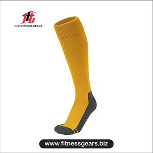 Knee High <b>Socks</b> Solid Color Breathable Knitted for Soccer Adults - Product Image 2