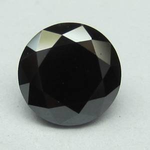 Minerales Raros, Diamante Natural Suelto de Corte Redondo Negro Intenso de 1.00CT, Pulido a Mano, con Certificado GIA, para la Elaboración de Joyería - Product Image 4