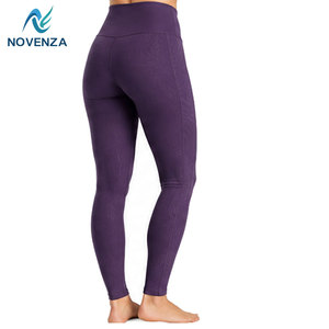 Leggings pour femmes durables à taille haute pour les séances de yoga, l'entraînement physique et les tenues décontractées avec un matériau extensible respirant - Product Image 4