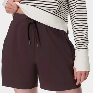 Pantalones cortos de ciclismo para mujer, ropa deportiva elástica, pantalones cortos de entrenamiento de cintura alta para gimnasio, correr, entrenamiento, Fitness, Yoga y actividades al aire libre - Product Image 5