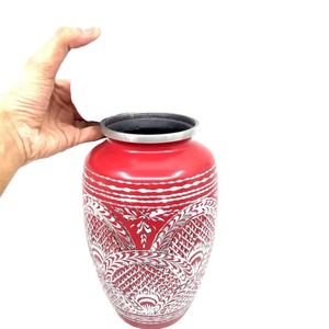 Urne funéraire pour cendres humaines, style américain, couleur personnalisée, gravée, pour homme adulte, finition haute brillance, capacité 200 pouces cubes, 10.5 - Product Image 2