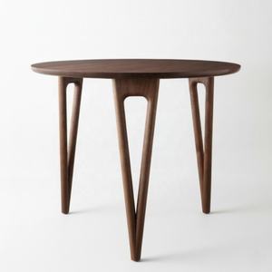 Table à manger en bois de style mid-century pour salle à manger, hôtel, restaurants, bar et villa - Product Image 5