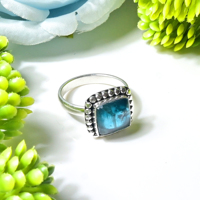 Anello da Donna Regolabile Fatto a Mano in Argento Sterling 925 con Cianite Verde Naturale Stile Vintage, Gioiello con Gemma per Anniversario, Vendita all'Ingrosso