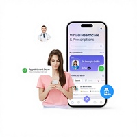 高级医生预约移动应用程序 患者管理 安全在线咨询 集成网络版