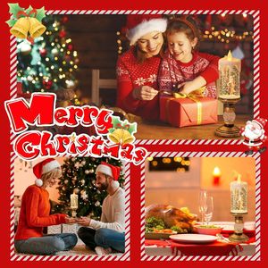 Lampade da Tavolo Decorative Vintage a LED Senza Fiamma per Natale, Luci Notturne Elettroniche per Casa e Esterni - Product Image 3