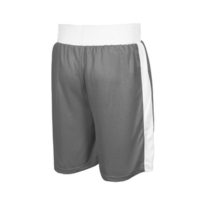 Tenue de boxe et de kickboxing de qualité supérieure, séchage rapide, couleur grise, ensemble veste et short avec design et taille personnalisés - Product Image 6