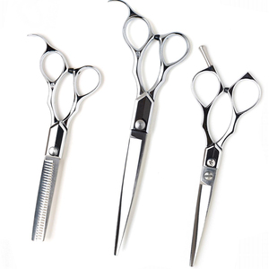 Ensemble de ciseaux à cheveux professionnels en acier inoxydable, ciseaux de coiffure, ensemble de ciseaux à cheveux pour la maison, le salon et le barbier - Product Image 1