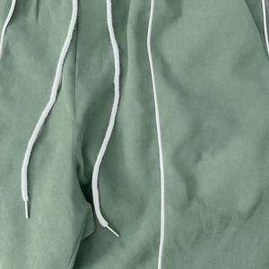 Custom Rhinestone Green Tracksuit Set | Premium <b>Zip</b> <b>Up</b> <b>Jacket</b> & Jogger Pants | Private Label Sportswear Manufacturer - Product Image 5