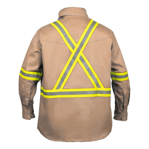 2026 Workwear Long Sleeve Reflective Construction Industrial Shirt Breathable <b>Waterproof</b> And Excellent Safety <b>Work</b> - Product Image 2