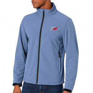 Veste Softshell en Toile pour Homme à Prix Raisonnable, Haute Qualité, Tendance Automne, Impression de Pointe pour la Randonnée - Product Image 1