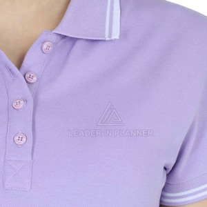 เสื้อโปโลผู้หญิงใส่สบาย น้ำหนักเบา ระบายอากาศได้ดี แห้งเร็ว ผ้าฝ้าย - Product Image 6