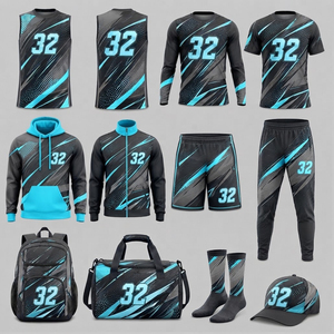 Nouveaux arrivages : ensemble de football 7 sur 7 avec impression par sublimation, en vente. Vêtements de sport de haute qualité, respirants, uniforme de football 7 sur 7 pour hommes. - Product Image 2