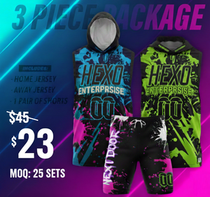 Uniforme Deportivo Personalizado para Hombre, 3 Piezas, 7 contra 7, Sublimado, para Entrenamiento, Paquete de Uniformes 7v7, la Mejor Oferta - Product Image 4