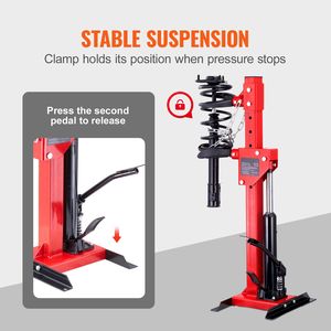 Compressore per Molle Elicoidali Auto con Forza di Compressione Nominale di 1 Tonnellata, Capacità Idraulica di 4,5 Tonnellate/9920 LBS - Product Image 2