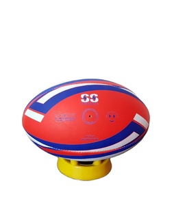 ลูกบอลซ้อมรักบี้ยาง PU ทนทานเป็นที่ต้องการสูงไซส์3มีดีไซน์ซูเปอร์กริปสำหรับฝึกซ้อมเย็บด้วยมือ - Product Image 2