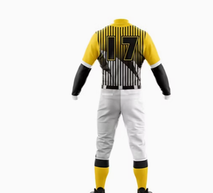 Maillot de baseball en polyester haute performance, uniformes de baseball en mesh personnalisés - Product Image 3